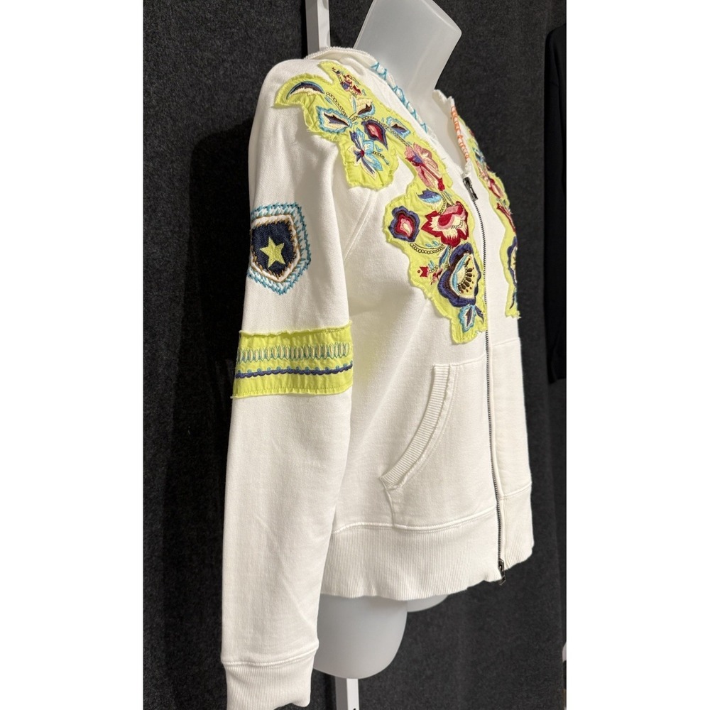 RXB EMBROIDERED FLOWER Zip Jacket SIZE M NWT - Picture 6 of 13